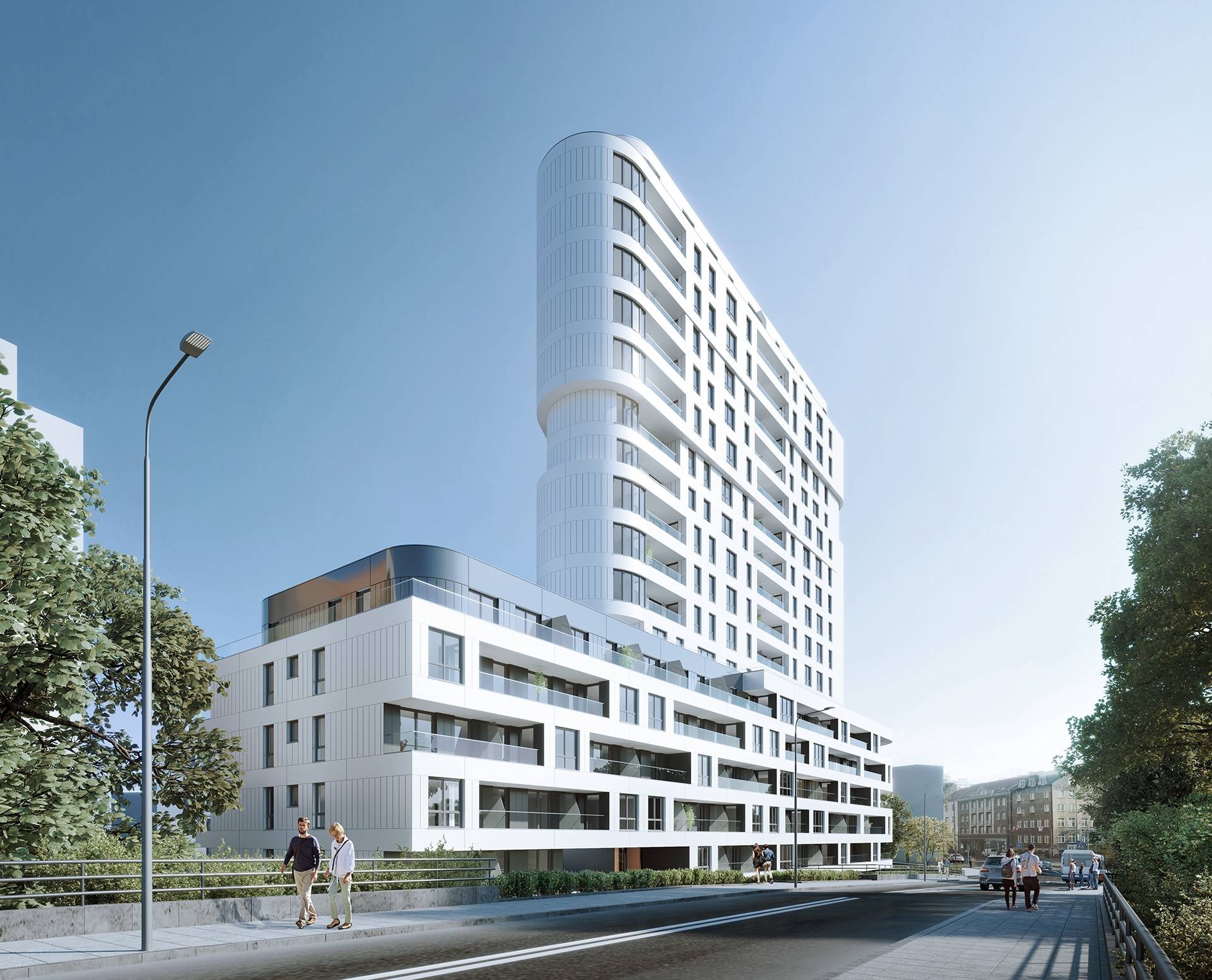 A residential and service complex