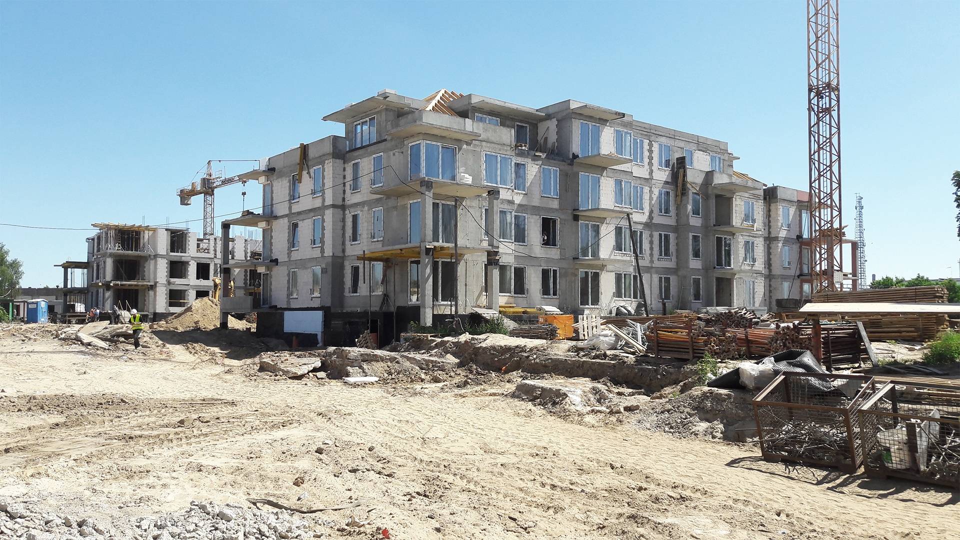 Complex of multi-family buildings