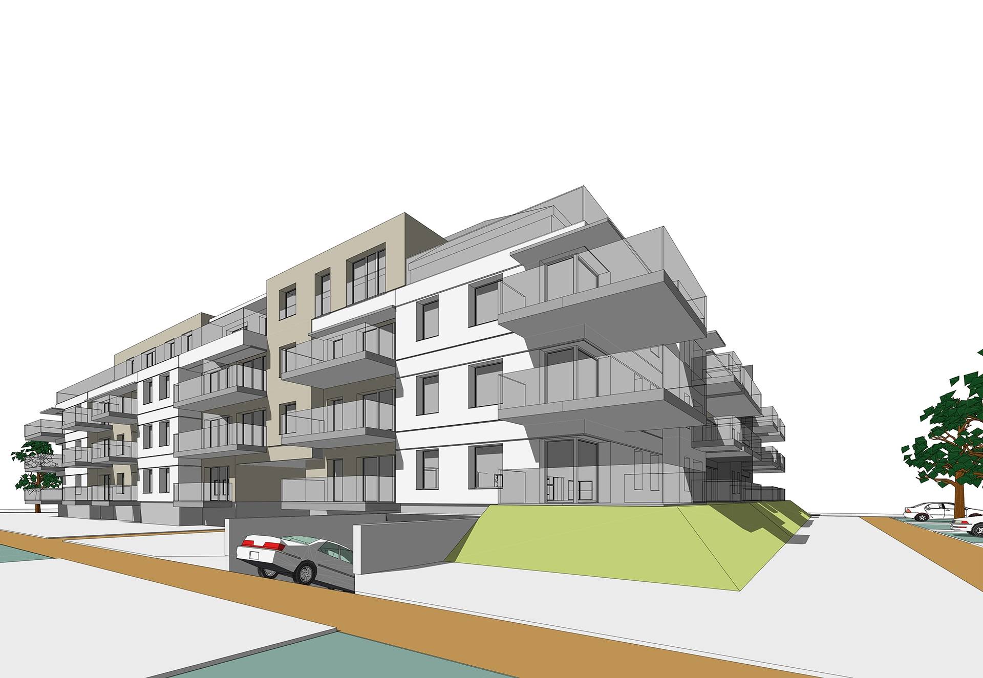 Complex of multi-family buildings