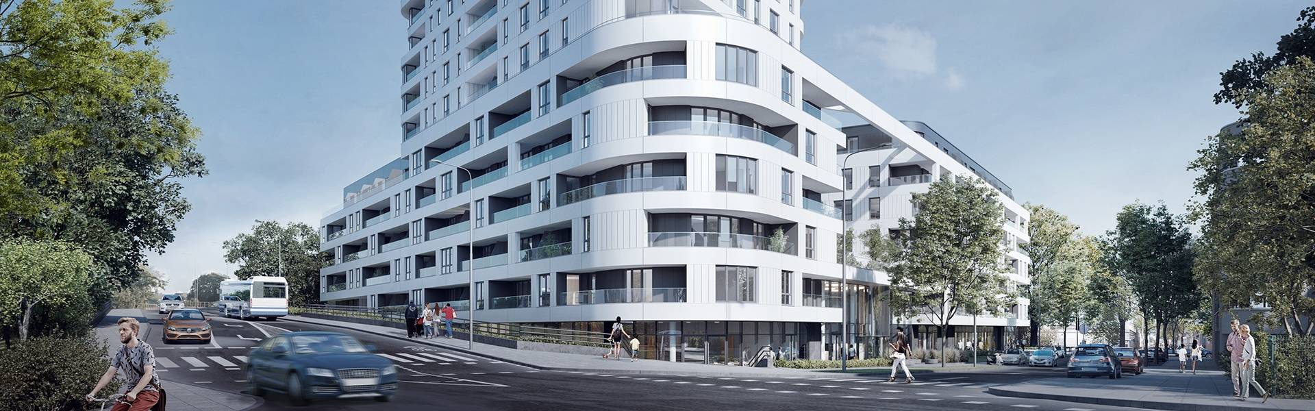 A residential and service complex