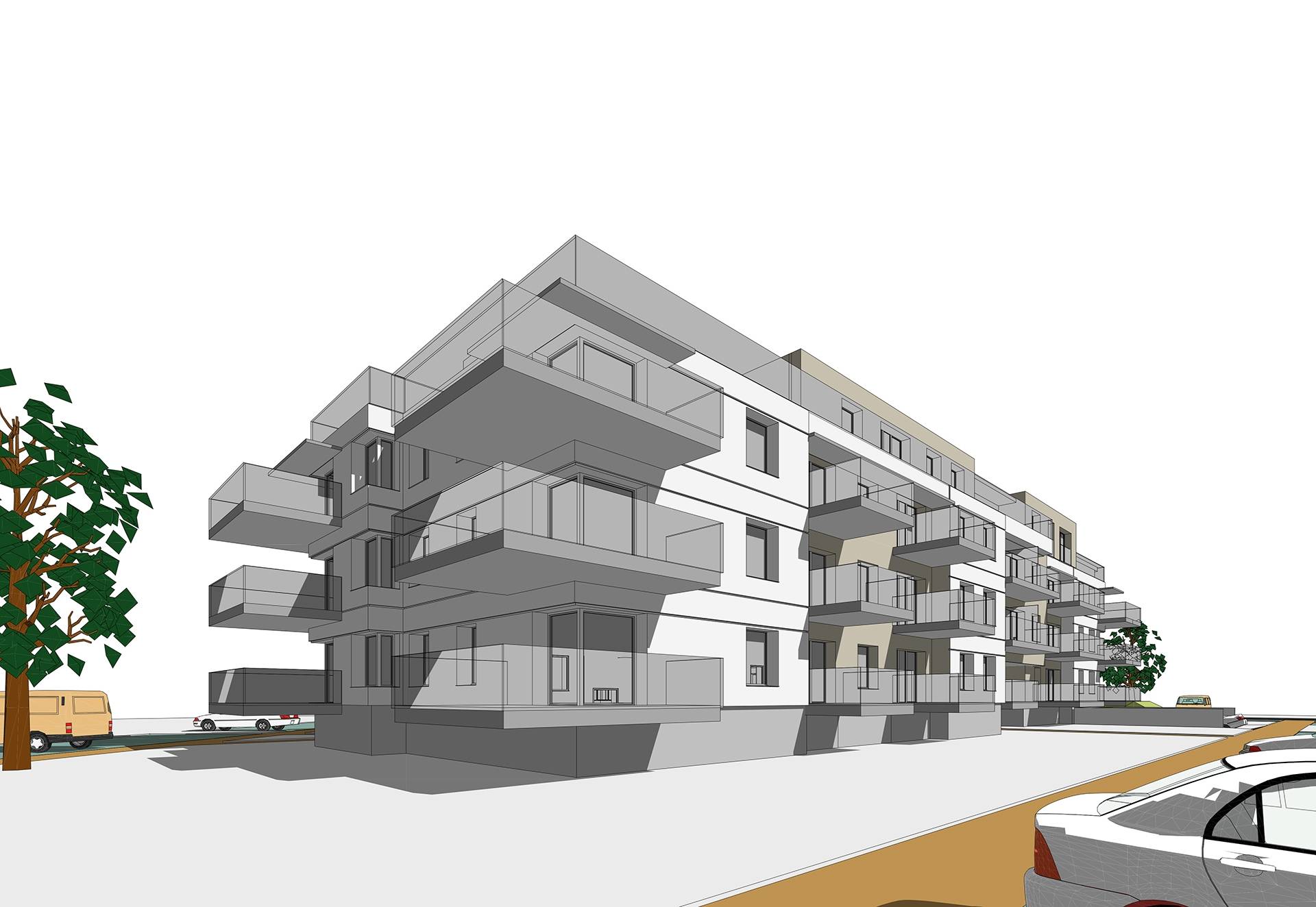 Complex of multi-family buildings