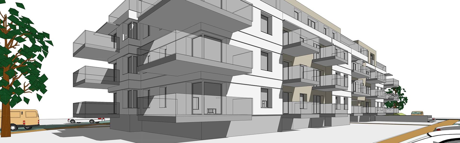 Complex of multi-family buildings